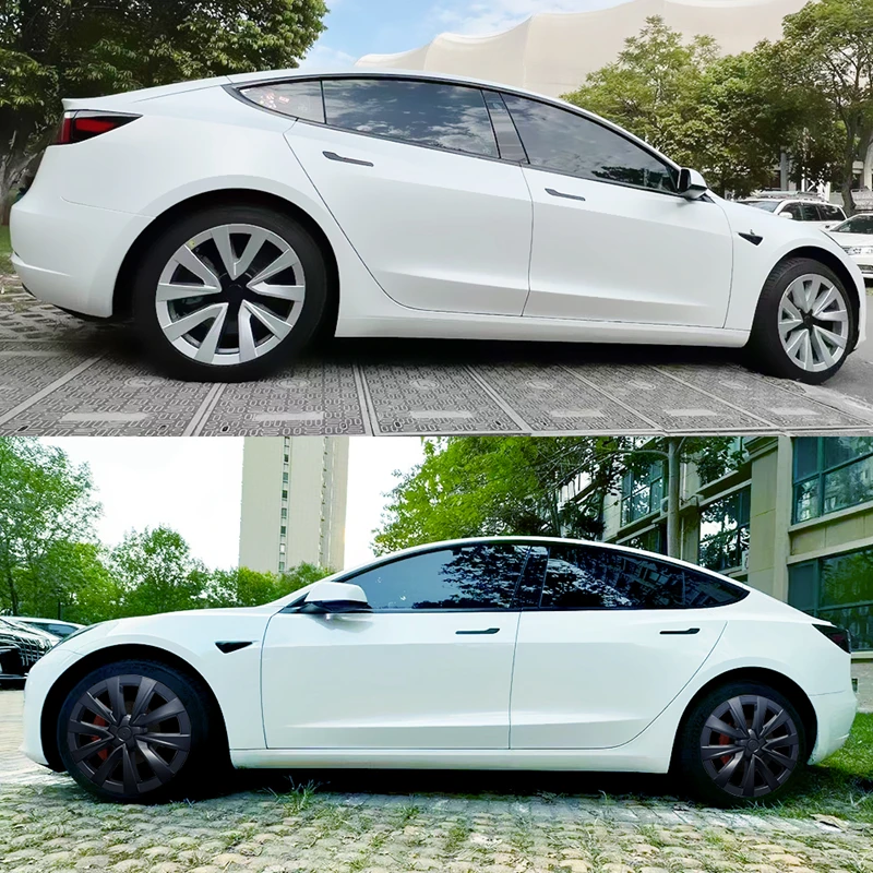 4TK 18-Tolline Ratas Üpp Tesla Model 3 2021-2024 2023 Ratta Kate Täitmise Asendamine Auto Ratta Rummu Täielik Velje Kate Pilt 3