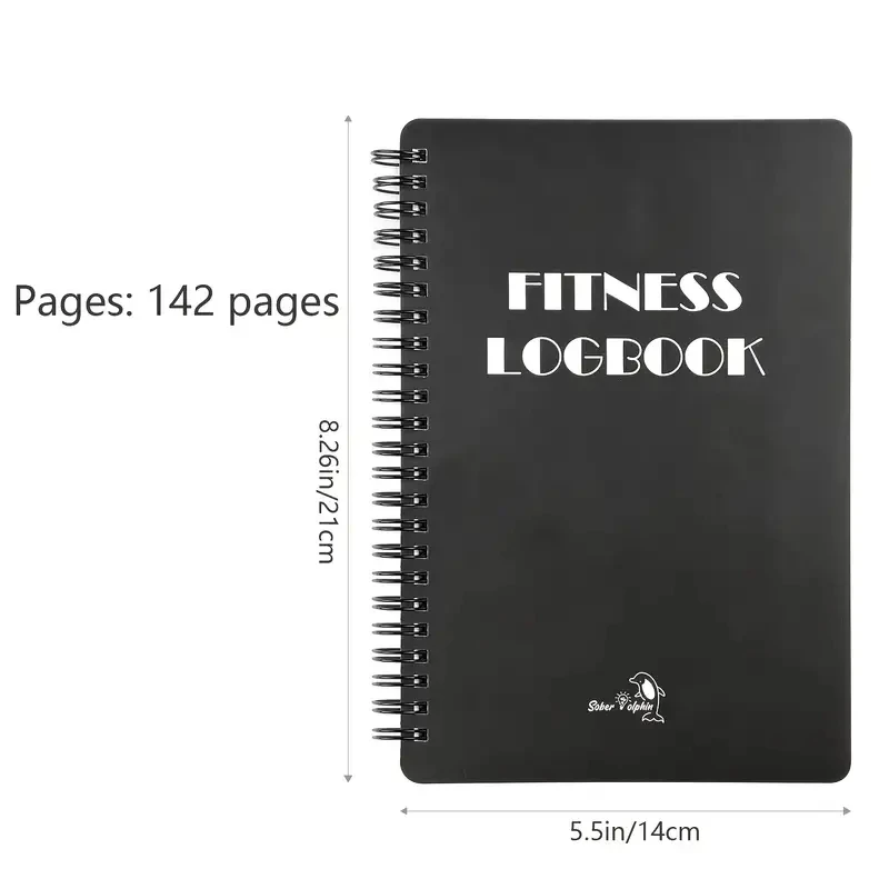 A5 Coil raamat Saavutada Oma Fitness Eesmärgid, Koolituse Planeerimine Märkus Raamat Sobib kaalulangus, Kulturism, Jõusaal Pilt 5