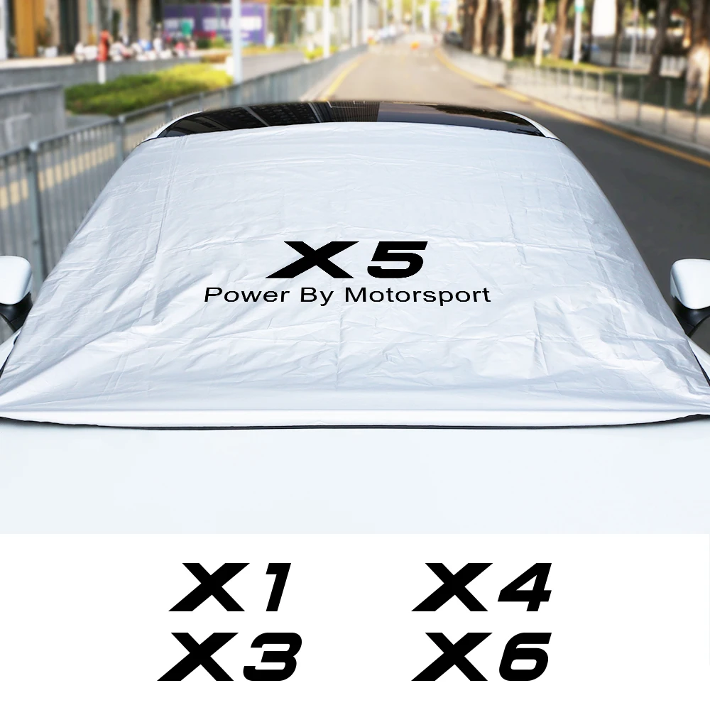 Auto Esiklaas Päikesevarju Kate Snow Shield Protector Lisavarustus BMW X5 E53 E70 G05 X1 E84 X3 E83 X6 E71 X2 F39 X4 F26 G02 X7 Pilt 0