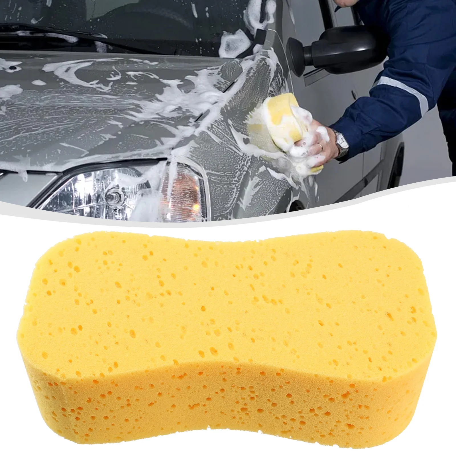 Auto Sponge Käsn 8-kujuline Auto Puhastus, Köögi Puhastus Suur 8-kujuline Käsnad Tugev Vee Imendumist Vastupidav Hot Müük Pilt 4