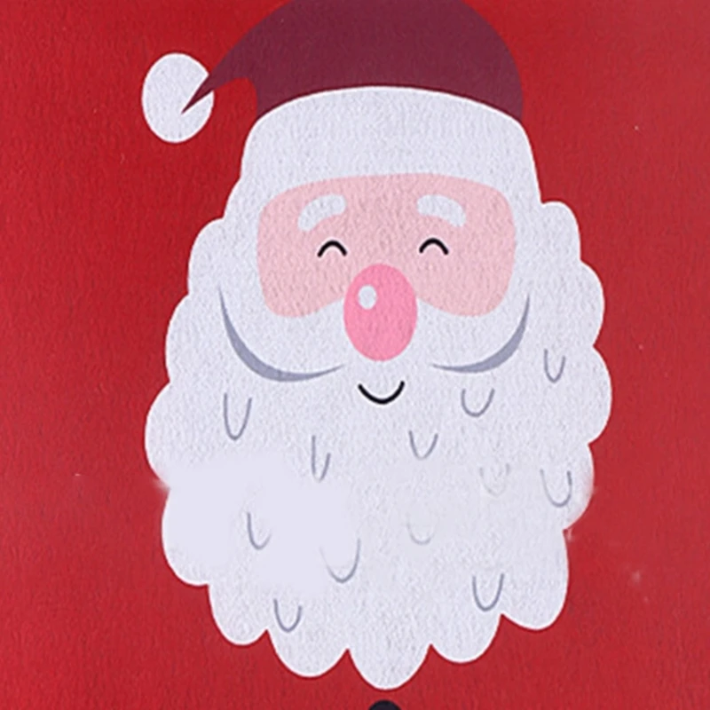 Cartoon Santa Pidulik Tooli Kate Tool Decor Jõulud Söökla Juhataja Slipcovers G2AB Pilt 2