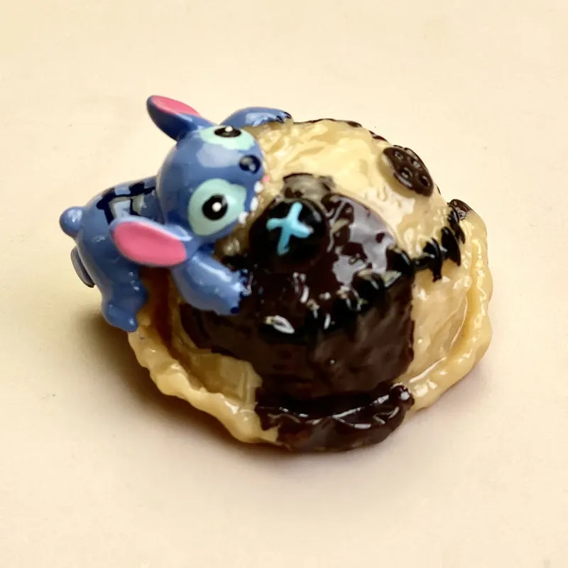 Disney Stitch (Anime, Joonis Mini Nukk Jäätis Õmblema Seeria Diy Aksessuaar 4cm Pvc Figuriin Pilt 4