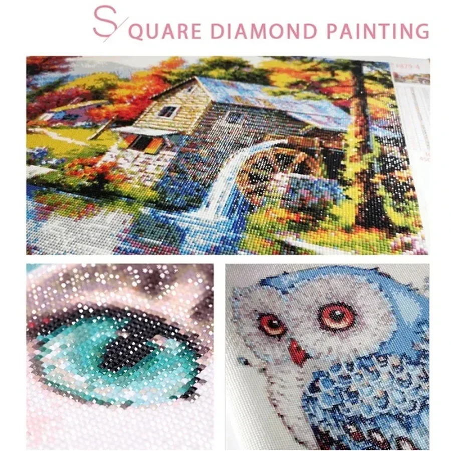 DIY 5D Diamond Maali Numbri Järgi Päikeseloojangut Täis Square Puurida Mosaiik Komplektid Diamond Tikandid Maastiku-või ristpistes Müügiks Käsitöö Pilt 3