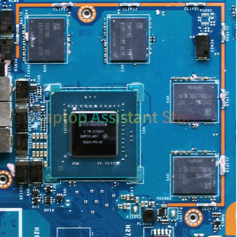 Eest ACER AN517-41 Sülearvuti Emaplaadi LA-K851P NBQBA11001 R5 CPU RTX3050 GPU Sülearvuti Emaplaadi Pilt 2