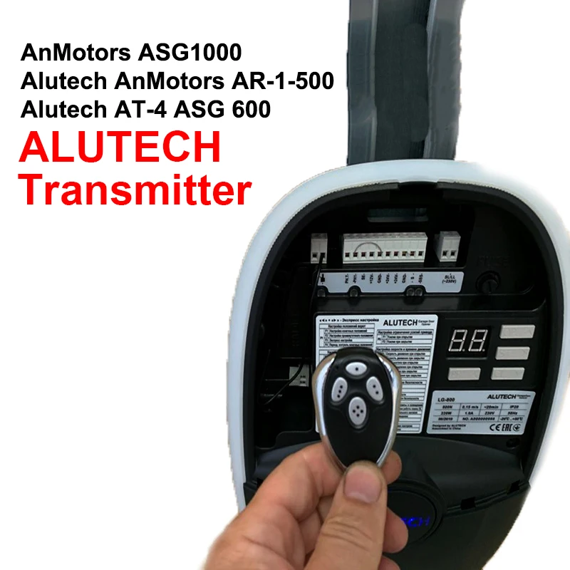 Eest Alutech AT-4 AR-1-500 AN-Mootorid AT-4 ASG1000 ASL500 puldiga 433.92 MHz Jooksva Kood Värava Garaaž ukseavaja 433mhz Pilt 3
