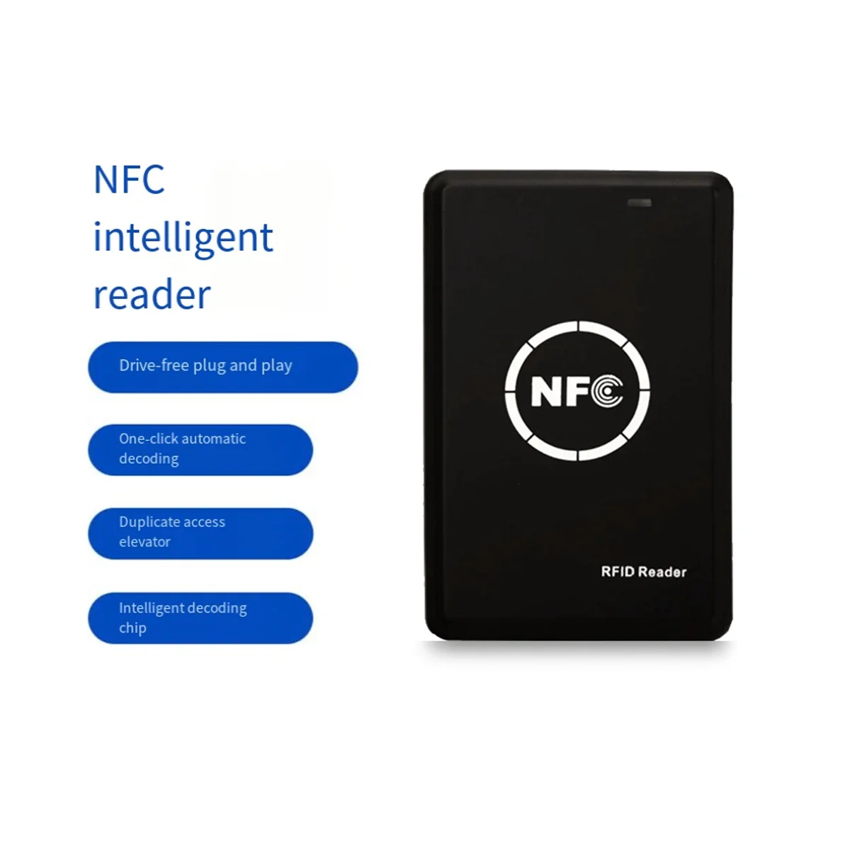 IC RFID-Kaardi Lugeja Koopiamasin Paljundusaparaat NFC Smart Card Lugeja Kirjanik 13.56 MHz Krüpteeritud Programmeerija Pilt 1