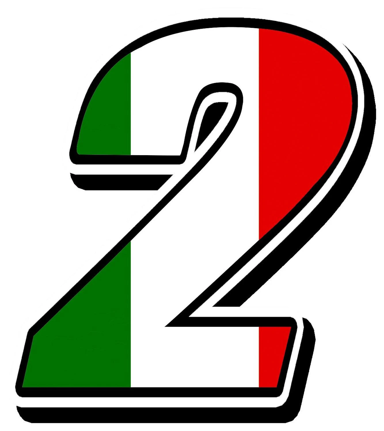 Itaalia Lipp Auto Kleebised Stiil Racing Number Krossi Auto Bike Veekindel Kleebised Katte Kriimustusi Decal Teenetemärgi PVC13x10cm Pilt 3