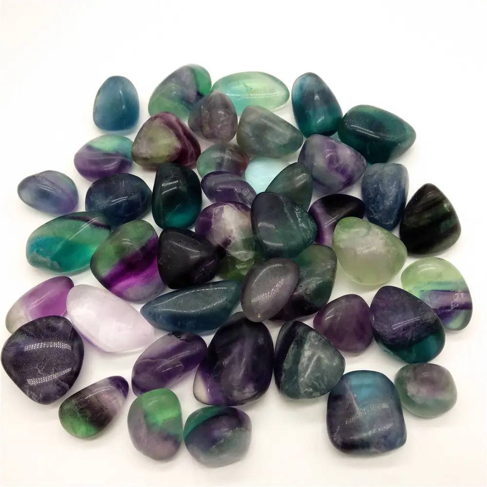 looduslikult kaunis vikerkaar fluoriidimaardlat quartz crystal kukkunud kivi rieki tervendav aed dekoratiivsed müügiks Pilt 0