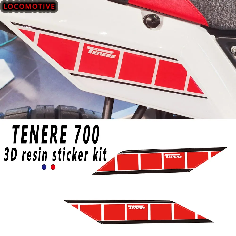 Näiteks Yamaha Tenere 700 Tenere 700 Ralli 2023 Pool Tagumise Paneeli Pad Kleebis Tarvikud 3D Epoksüvaik Kleebis Kaitse Kit Pilt 0