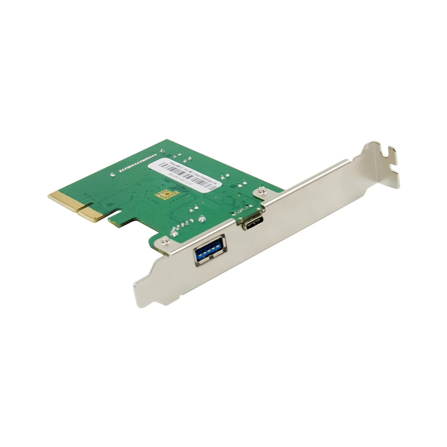 PCIe USB-3.1 Tüüp A + C Tüüpi laienduskaardi 10Gbps ASMedia ASM1142 Pilt 4