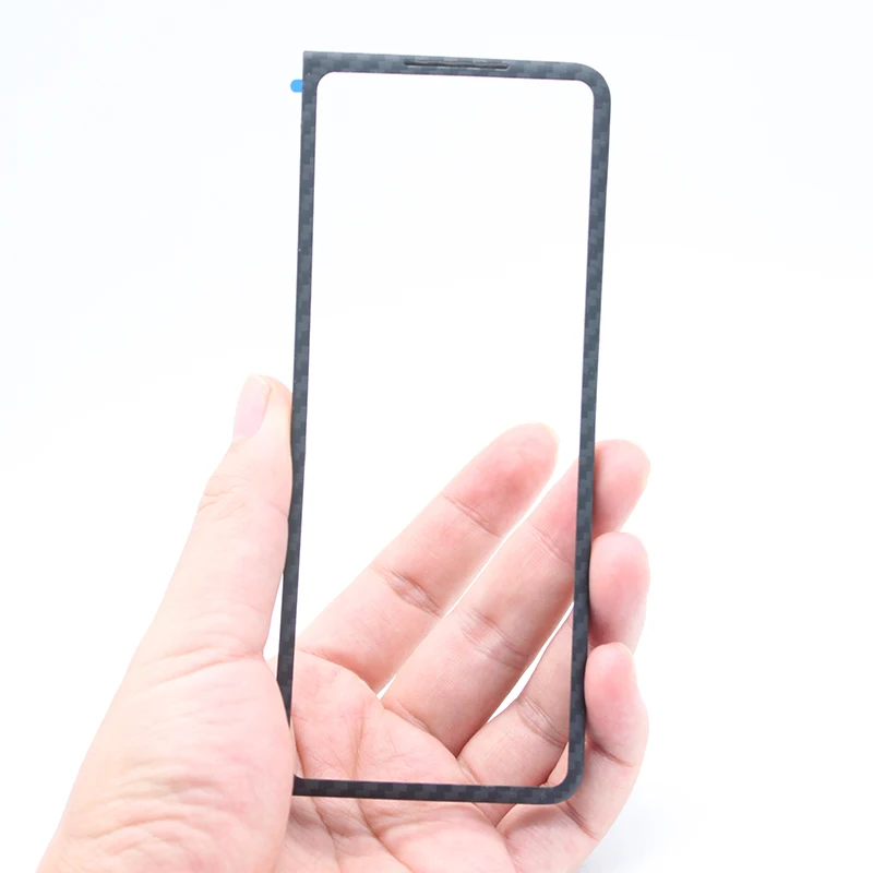 Süsinikkiust Samsung Galaxy Z Murra 4 Juhul kogu Keha Katab Aramiid Kiud Ultra-Õhuke Põrutuskindel Pretective Telefoni Juhul, Must Pilt 5