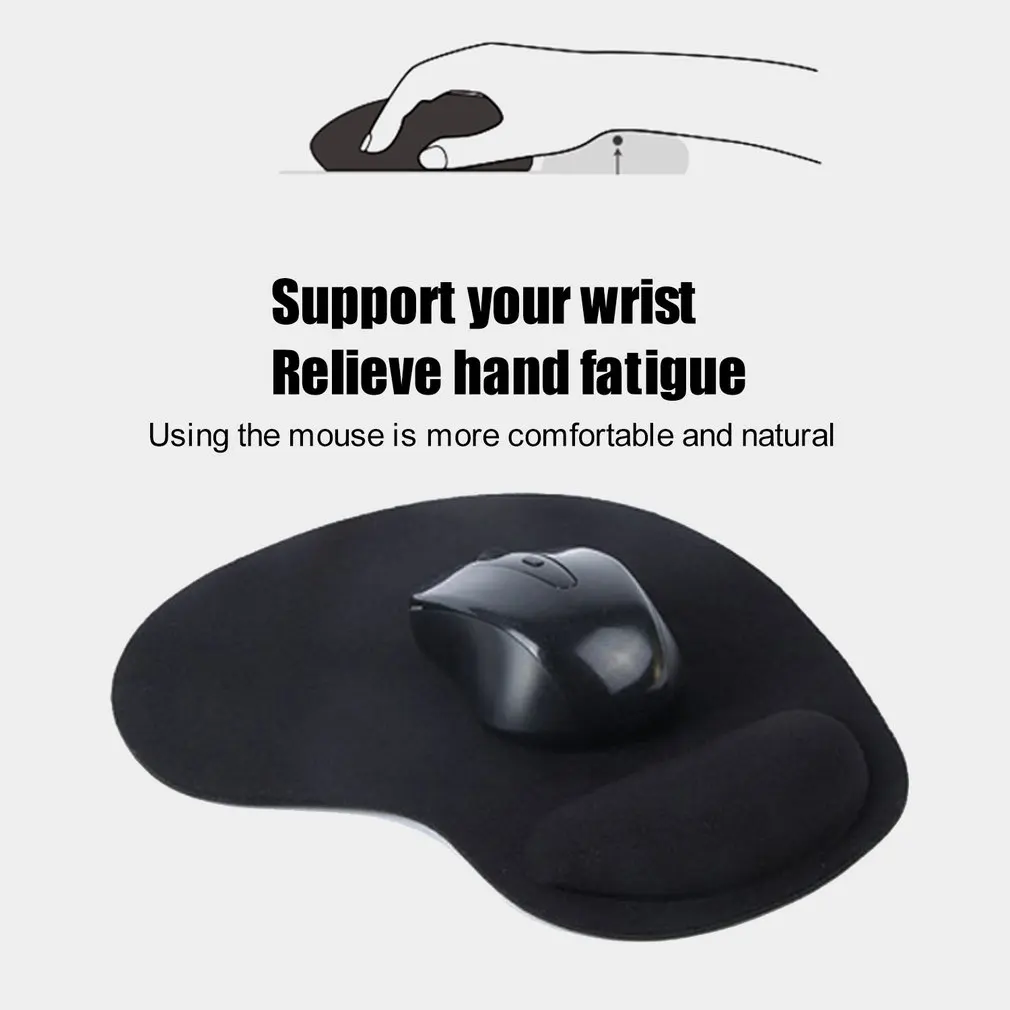 Uus hiirepadi Vaht 3D Randme Ülejäänud Mousepad Wristbands Padjad Gamer Non-Slip Baasi Arvuti PC Tarvikud, Leevendada Randme Survet Pilt 1