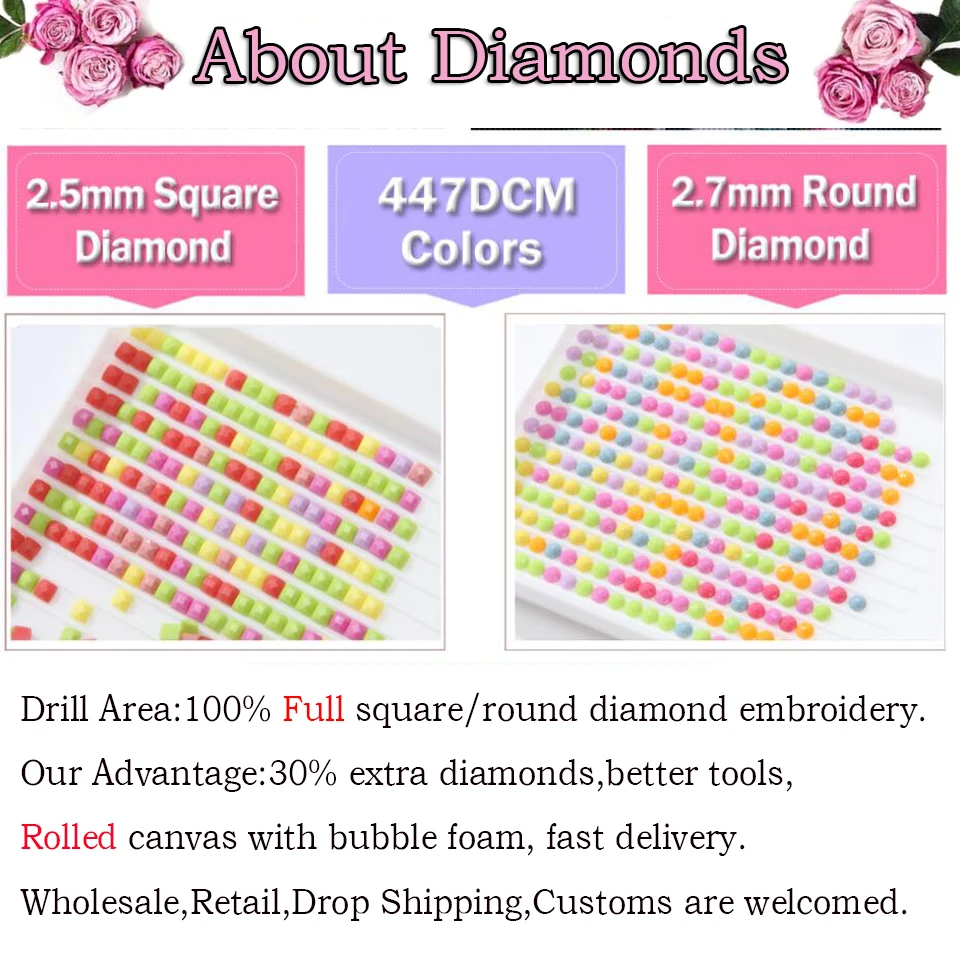 Uute tulijate 5D Diamond Maali Cartoon Tüdruk ja Panda Täis Ring Diamond Mosaiik Tikandid Rhinestone ristpistes X1305 Pilt 2